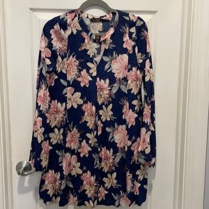 BNWOT Blue/Pink Floral dress